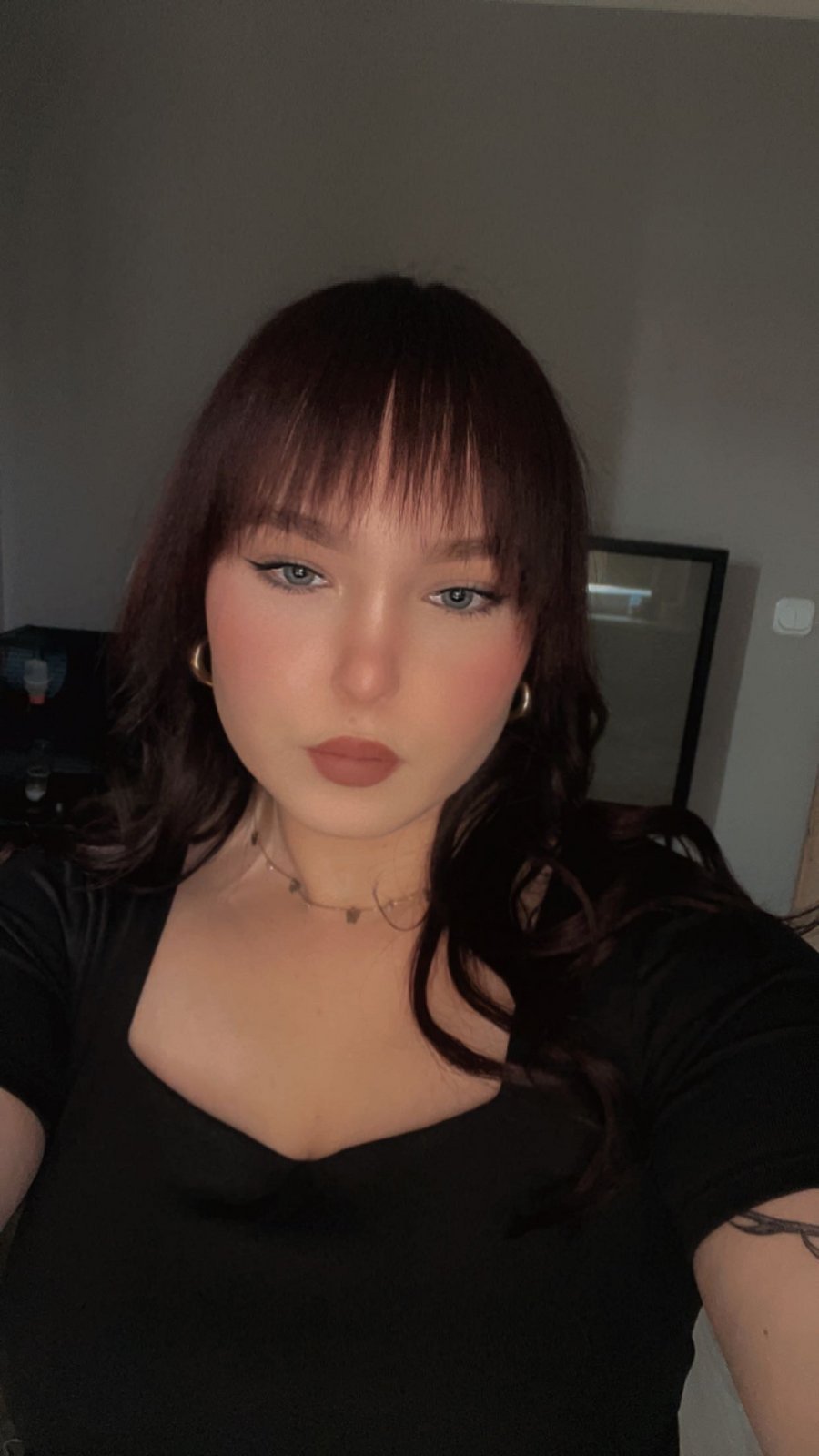 hair, bangs
