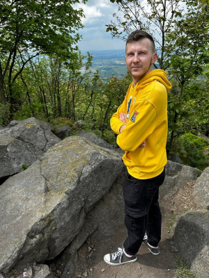 jacket, outerwear, smile, leisure, rock