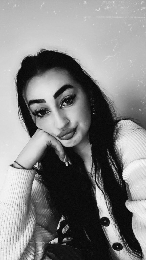 hair, selfie, cool, monochrome, model