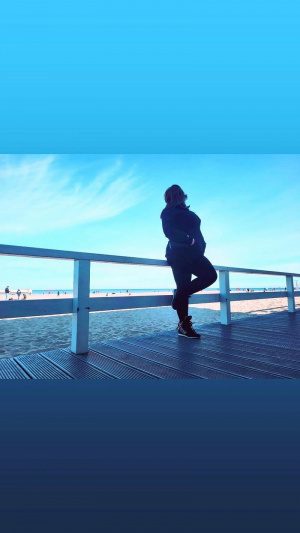 sky, sitting
