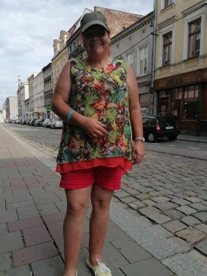 sunglasses, dress, shorts, pattern, road