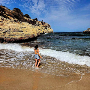 fun, sky, leisure, vacation, beach, rock, sand