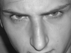mouth, eyelash, skin, selfie, smile, monochrome