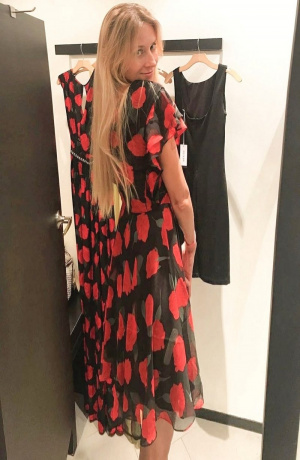 outerwear, dress, pattern