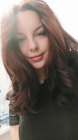 hair, skin, smile