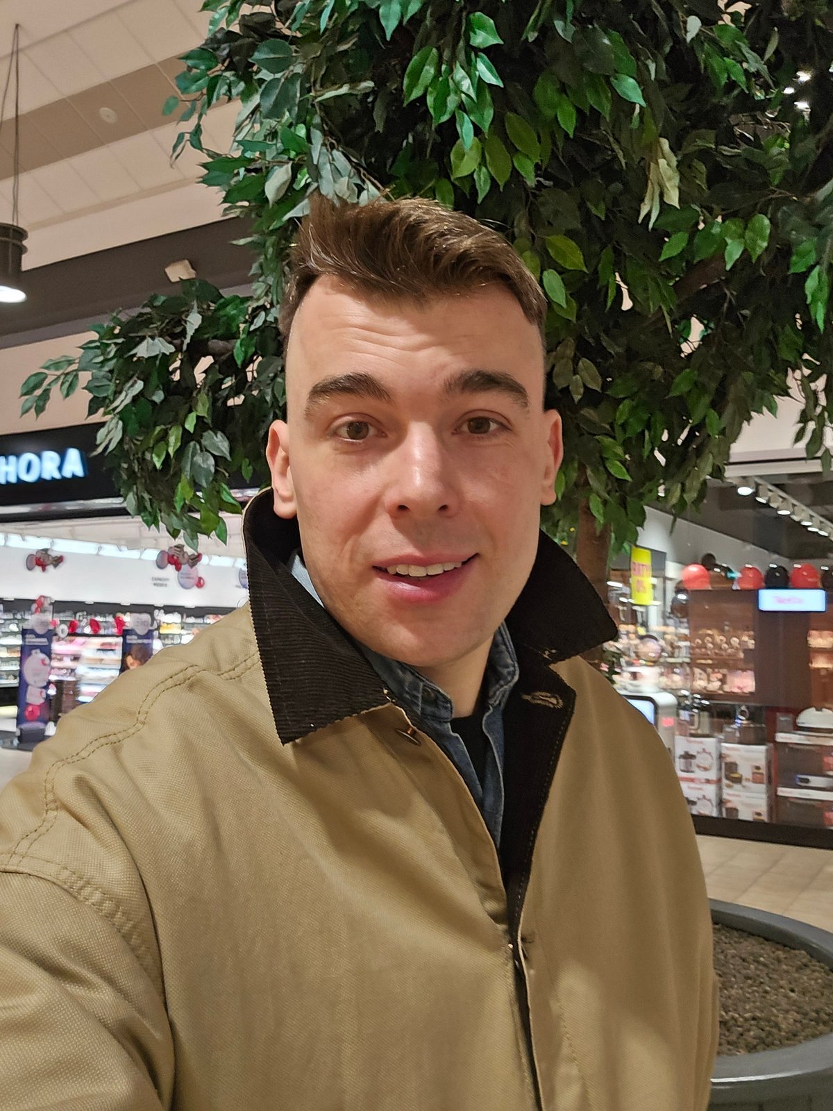 jacket, outerwear, smile