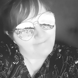eyelash, smile, cool, glasses, monochrome, sunglasses