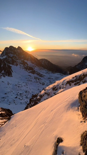 sky, mountain