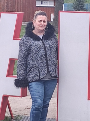 jacket, outerwear, jeans, denim, standing