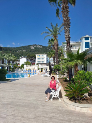 sitting, leisure, vacation, beach, plant
