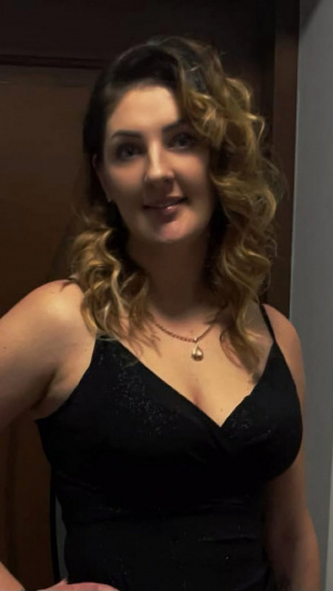 hair, hand, muscle, dress