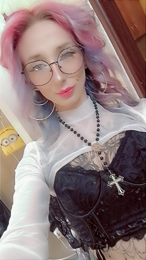 glasses, dress